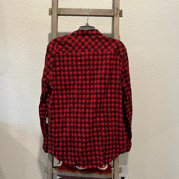 Denim & Supply Ralph Lauren men’s flannel cotton button down shirt size medium - Picture 4 of 7